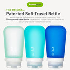 humangear GoToob+ 3-Pack | Refillable Silicone Travel Bottle | Locking Lid | - Image 2