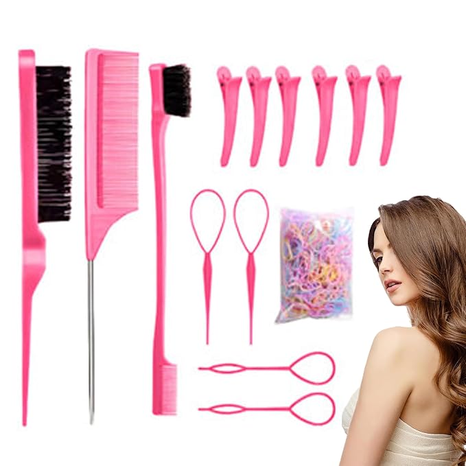 Hair Brush Set | Portable Lightweight Ergonomic Tools - Hair Styling Appliances,for Holiday Festival Salon Home Travel Wedding Bridal Spa Grooming Party Summer