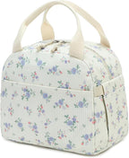 Bluboon Lunch Bag for Women Men Cute Corduroy Lunch Tote Bags Reusable by BLUBOON