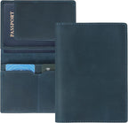 Jack&Chris Leather Passport Holder, Handmade Passport cover, Travel Wallet by JackChris