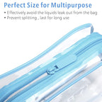 PACKISM 3 Pack TSA Approved Clear Toiletry Bags, Quart Size, Travel Makeup - Image 3