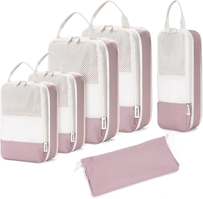 Narwey 6 Set Compression Packing Cubes by Narwey