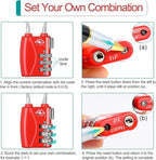 ZHEGE TSA Wire Lock 2 Pack Cable Luggage Lock - Image 7