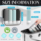 Travel Bottles for Toiletries, TSA Approved Silicone Travel Size Containers for - Image 3