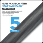 Fotopro 68" Carbon Fiber Travel Tripod, Heavy Duty Camera Tripod - Image 5