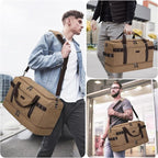 ZOMFELT Travel Duffle Bag for Men, Waterproof Canvas Overnight Duffel Bag - Image 5
