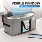 TAILI Extra Large Moving Bags, 12 Pack Silver Heavy Duty Totes - Image 3