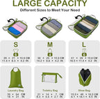 Cipway Compression Packing Cubes Mesh, Lightweight Luggage Organizer Bags - Image 4