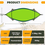 Chihee Ultra-Light Travel Camping Hammock Pop-up Net Hammock 660lbs Load - Image 3