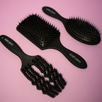 Jose Eber: Professional Series - Paddle Brush - 100% Natural Boar Hair W/Nylon Bristle, Reduces Breakage, Ideal for All Hairtypes, Salon Styling Tool