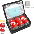 FlowFly Small Insulated Lunch box Portable Soft Bag Mini Cooler Thermal Meal - Image 5