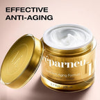InfiniteAloe réparneu Gold Anti-Aging Formula, Neck Firming, Face Tightening, Anti Wrinkle Face Cream - Organic Aloe Powered with Collagen, Peptides & Retinyl - 6.7oz Jar
