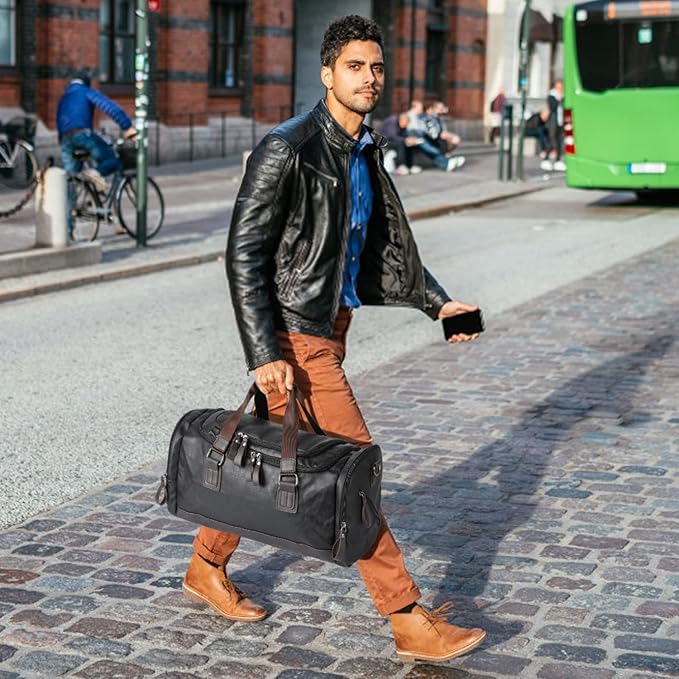 Duffel Bag PU leather - Image 2