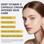 Deep Vita C Capsule Cream, Face Moisturizer with Niacinamide for Wrinkles, Firming, Skin Radiance, Refined Pores, 140g/4.9oz