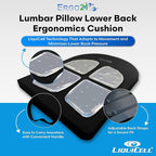 Lumbar Support Pillow for Office Chair, Driving Seat, Lower Back Pain | Great - Image 3