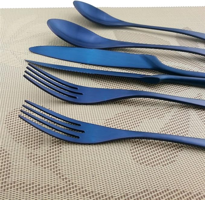 24-Piece Flatware Set, Extra Thick Heavy Duty - Image 7
