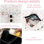 LEDAOU Beach Bag Waterproof Sandproof Women Tote Bag Pool Bag - Image 5