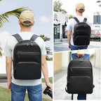 Camera Backpack Classic PU Leather - Image 5
