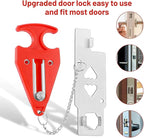 Upgraded Door Stop Alarm with Portable Door Lock 120 dB Travel Door Stopper - Image 2