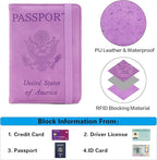 Melsbrinna Premium Leather Passport Holder Covers Case, Waterproof Rfid - Image 5