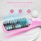 DAN Technology Brush Blow Dryer,Blow Dryer Brush Straightener,Paddle Brush BlowDryer,2 inch BrushHairDryers,BrushBlowDryer for Black Women