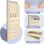 FENTEC 1 Pack Over The Door Shoe Organizer, 8-Tier Shoe Rack - Image 3