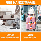 Adjustable Travel Luggage Strap Suitcase Belt Travel Bag Accessories 1.96 in W - Image 7
