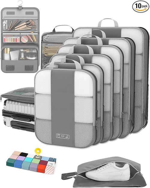 10 Set Compression Packing Cubes by OlarHike