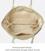 Large Beach Tote Bag with Zipper-Travel Tote Bag - Image 7