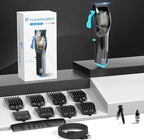 HUMMINGBIRD MK10 Pro Series Hair Clippers – 9,000 RPM Brushless Motor, DLC Blade, Cordless USB-C Rechargeable, Super Torque, Professional Barber Clippers, Haircut Kit, Includes Barber Cape & Comb