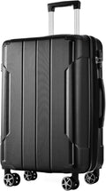Merax 24 Inch Expandable Checked Luggage, Hardshell ABS Medium Suitcase by Merax