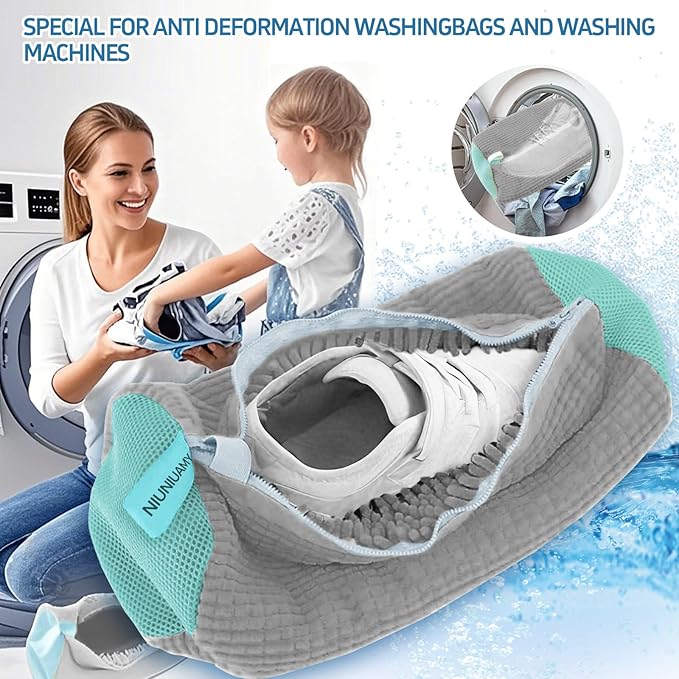 Shoe washing machine bag, Sneaker Laundry Bag - Image 3