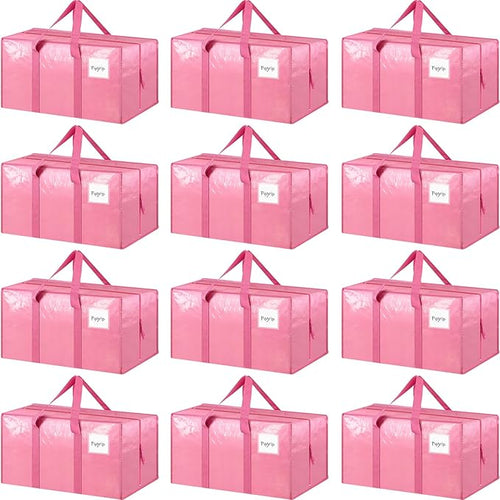 12 Pack Extra Heavy Duty Large Moving Bags by Fygrip