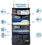 Grand Fusion Stow-N-Go Travel Luggage Organizer – Portable Hanging Travel - Image 3