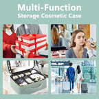 Travel Makeup Bag, with Mirror 3 Color Setting and Detachable 10x Magnifying - Image 6