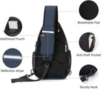 MOSISO Sling Backpack Bag, Crossbody Shoulder Bag Travel Hiking Daypack Chest - Image 4