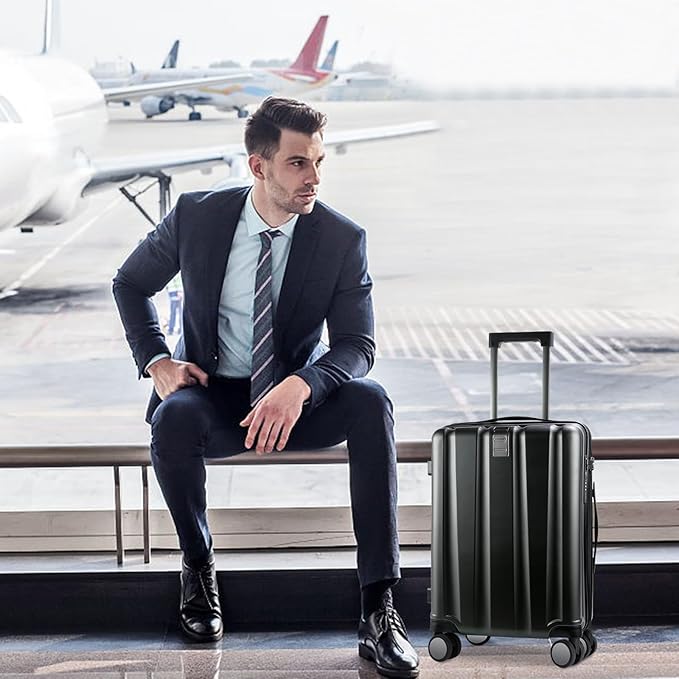 KROSER Hardside Expandable Carry On Luggage - Image 6