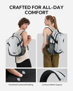 WATERFLY Small Casual Travel Backpack: 20L - Image 3