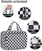 Narwey Hanging Toiletry Bag for Women Travel Makeup Bag Organizer Toiletries - Image 7