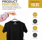 Premium Velvet Hangers 50 Pack Ultra Thin Non Slip Adult Felt Space Saving Slim - Image 4