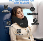 Travel Pillow, Neck Pillow Airplane, Plane Pillow Memory Foam Travel Neck Pillow - Image 2