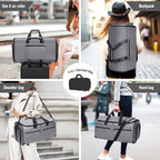 Bukere Carry on Garment Bag for Travel, Convertible Travel Duffel Suit Bag - Image 7