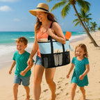 Beach Bag with Zipper - Image 5
