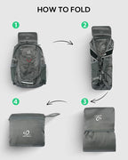 WATERFLY Lightweight Packable Hiking Backpack: 30L Foldable Travel Daypack - Image 6