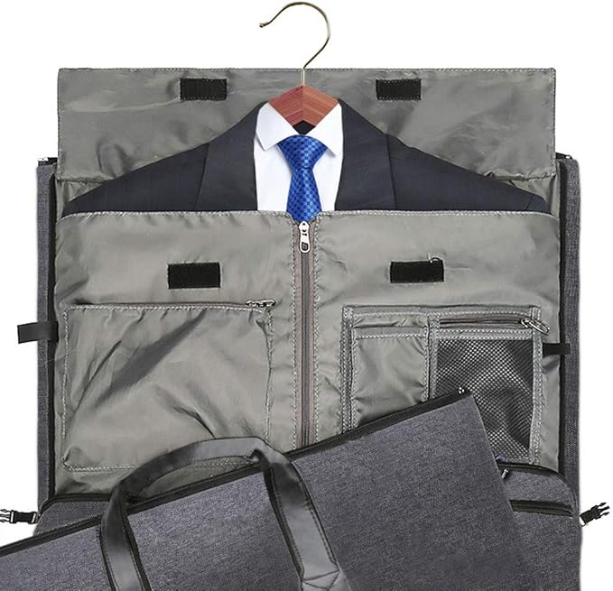 Convertible Garment Bag with Shoulder Strap, Modoker Carry on Garment Duffel Bag - Image 4