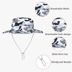 Sun Hats for Men Women Boonie Hat Foldable Fishing Hat UPF 50+ Bucket Hat for - Image 4