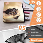 Cosmetic Bags Travel Makeup Toilet Case Waterproof Pouch for Women Girls 6.7X9.45inches - Pug Dog With A Pensive Expression