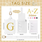 Personalized Initial Luggage Tags - Image 2