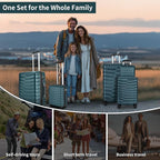 5-Piece Luggage Set, Lightweight ABS+PC Hard Shell Suitcase - Image 9