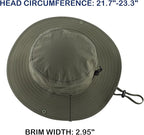 Connectyle Sun Hat for Men Women Outdoor UV Protection Safari Hat for Fishing - Image 3